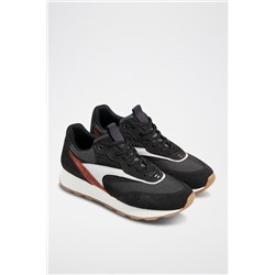 Zapatillas de nobuk Negro