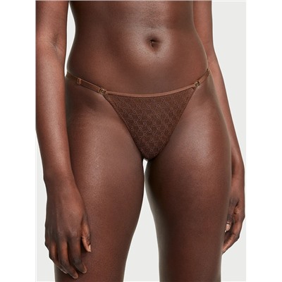 Icon by Victoria's Secret Icon Lace Adjustable Thong Panty