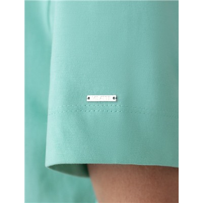 Футболка с принтом свободная эластичная из премиального хлопка