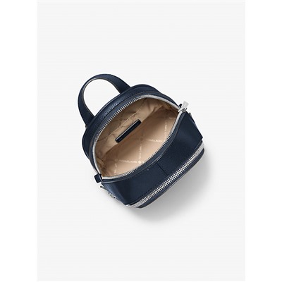 Michael Kors Outlet Rhea Extra-Small Pebbled Leather Backpack