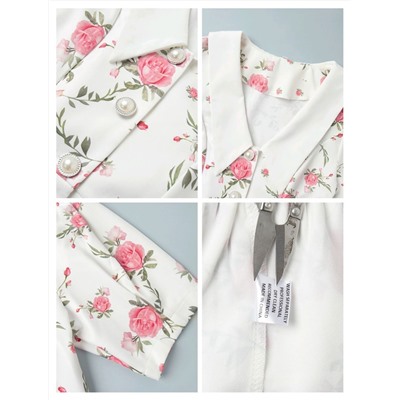 Милое женское платье в цветочный принт ,фабрика