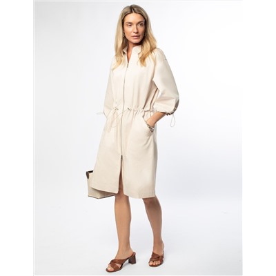 Платье из хлопка на молнии