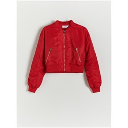 Bomberjacke aus recyceltem Stoff