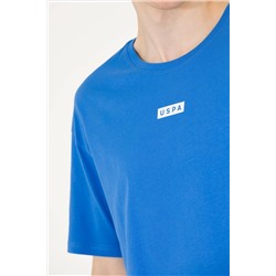 Erkek Saks Comfort Bisiklet Yaka Tişört