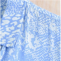 Мягкая и тонкая хлопковая рубашка с накладными карманами