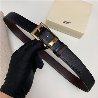 Мужской двухсторонний ремень  Mon*t Blan*c