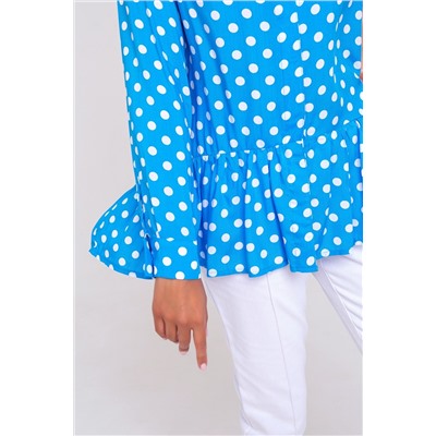 Блузка с длинным рукавом и баской 320NAV