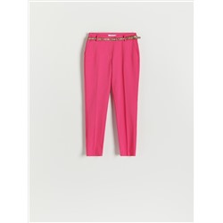 Zigarettenhose mit Gürtel