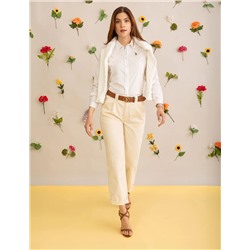 LADIES 38MM MEDALLION LOGO BELT