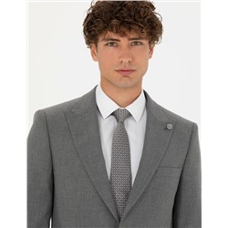 Gri Ekstra Slim Fit Takım Elbise