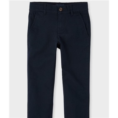 Boys Uniform Stretch Skinny Chino Pants - blue