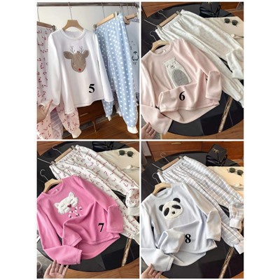 Мягкая нежная флисовая пижама 💖