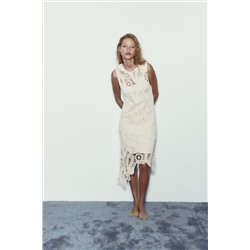 CROCHET ASYMMETRIC DRESS