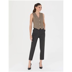 Antrasit Carrot Fit Kumaş Pantolon