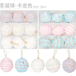 «Конфетные» елочные игрушки-шары    Продаются набором из 3 шт