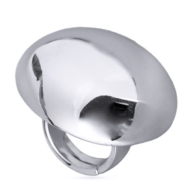 Кольцо 4см (покрытие родий)