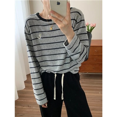 Уютный свободный лонг в полоску   Экспорт