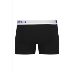 Jack & Jones J&J JACEASTON Erkek Siyah Logolu 3'lü Boxer Set