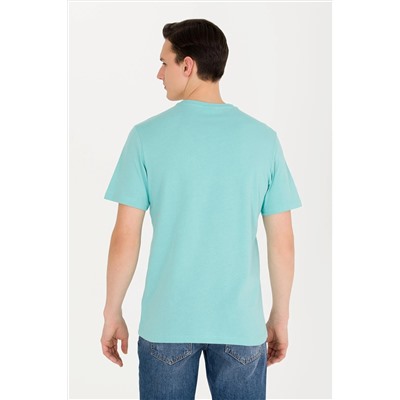 Erkek Mint Basic V Yaka Tişört