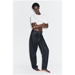 TRF BARREL HIGH-WAIST JEANS