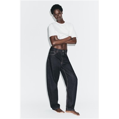 TRF BARREL HIGH-WAIST JEANS