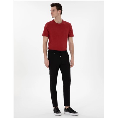 Siyah Klasik Jogger Pantolon