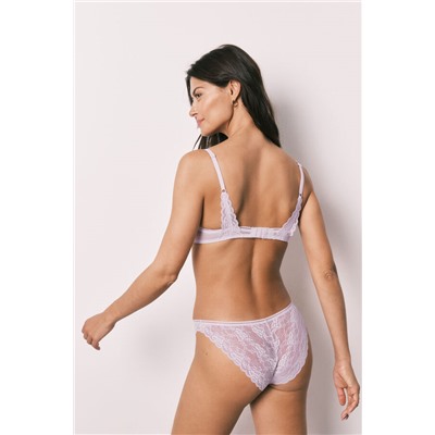 Braga clásica encaje lila