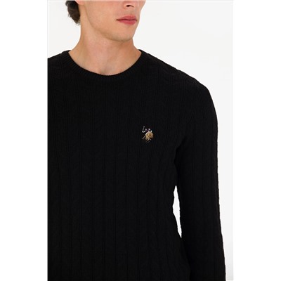 Erkek Siyah Basic Kazak