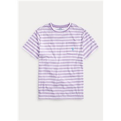 Boys 8-20 Striped Cotton-Blend Tee