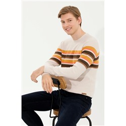 Erkek Krem Melanj Kazak