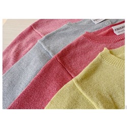 Детский хлопковый кардиган с металлизированной нитью, экспорт