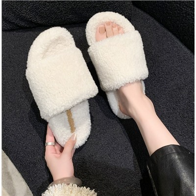 Тапочки домашние плюшевые  (4 цвета)