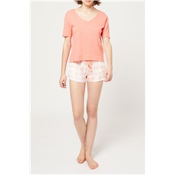 Льняная футболка Noa Coral