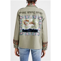 Parka con cenefas Amore