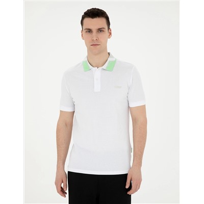 Beyaz Slim Fit Tişört