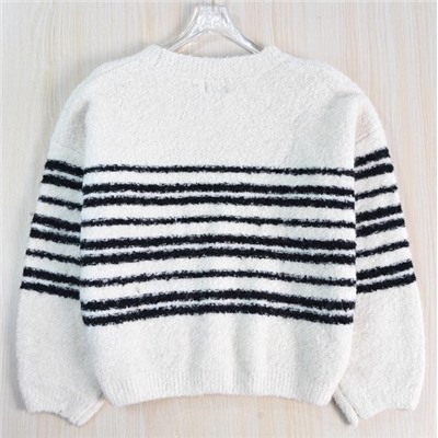 Женский осенне-зимний свитер из плотной шерстяной смеси  Н*М