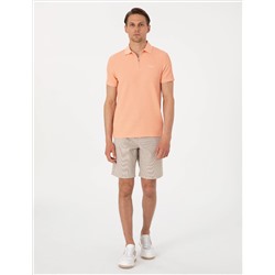 Somon Slim Fit Örme Dokulu Polo Yaka Tişört