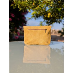 Итальянская сумка из натуральной кожи AB.Z PELLE 222-07 CAMEL АКЦИЯ