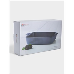 Форма для запекания, 32х22 см, фарфор P, прямоугольная, синяя, Indulgence