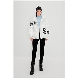 Anorak con capucha Blanco