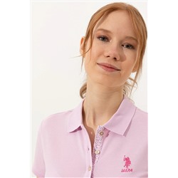 Kadın Manolya Basic Polo Yaka Tişört