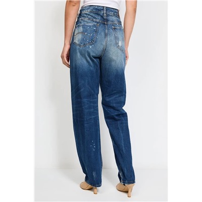 Vaquero boyfriend de algodón orgánico Azul