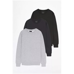 Pack 3 sudaderas básicas
