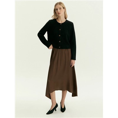 Юбка миди на резинке из 100% вискозы, S1131/galo