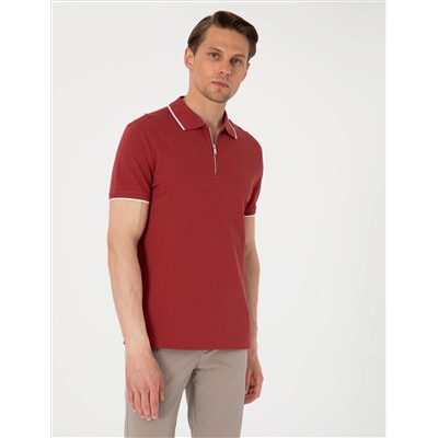 Nar Slim Fit Polo Yaka Tişört