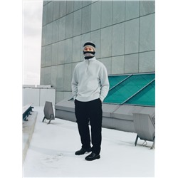 Sweatshirt mit Stehkragen