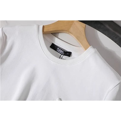 Футболка женская с декоративным накладным карманом с клапаном КАР*Л 😎