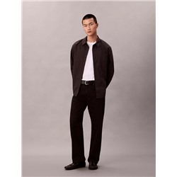 Cotton Nylon Relaxed Button-Down Shirt