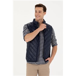 Erkek Lacivert Yelek