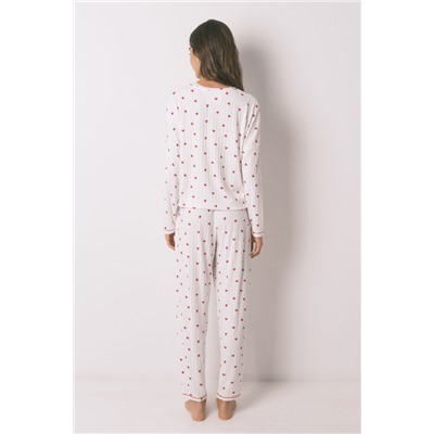 Pijama largo estampado Mickey Cherry